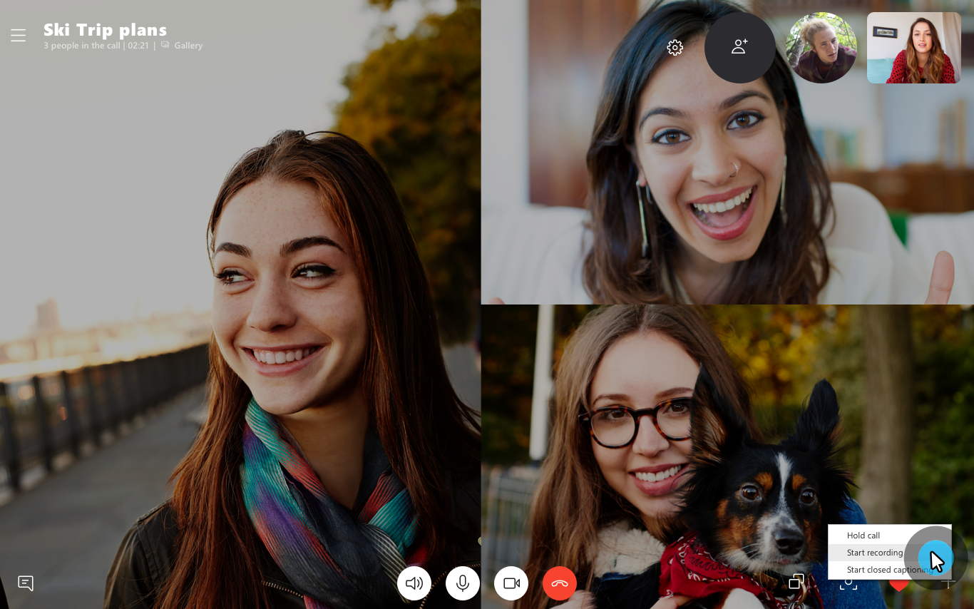 Skype更新你现可捕捉、保存和共享特殊时刻